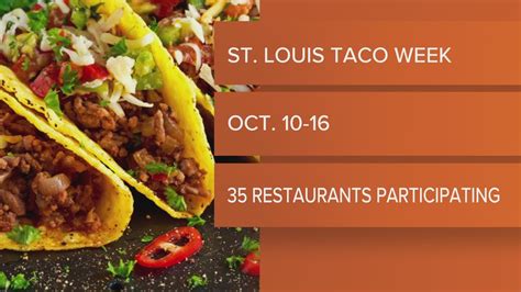 Get ready to taco 'bout it: St. Louis Taco Week starts Oct 9th